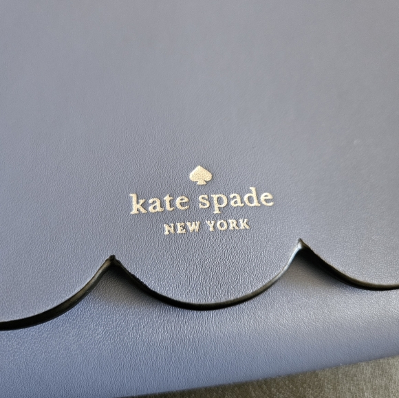 NWOT Kate Spade Magnolia Street Addison Blue Scallop Convertible Crossbody Bag - Picture 6 of 10